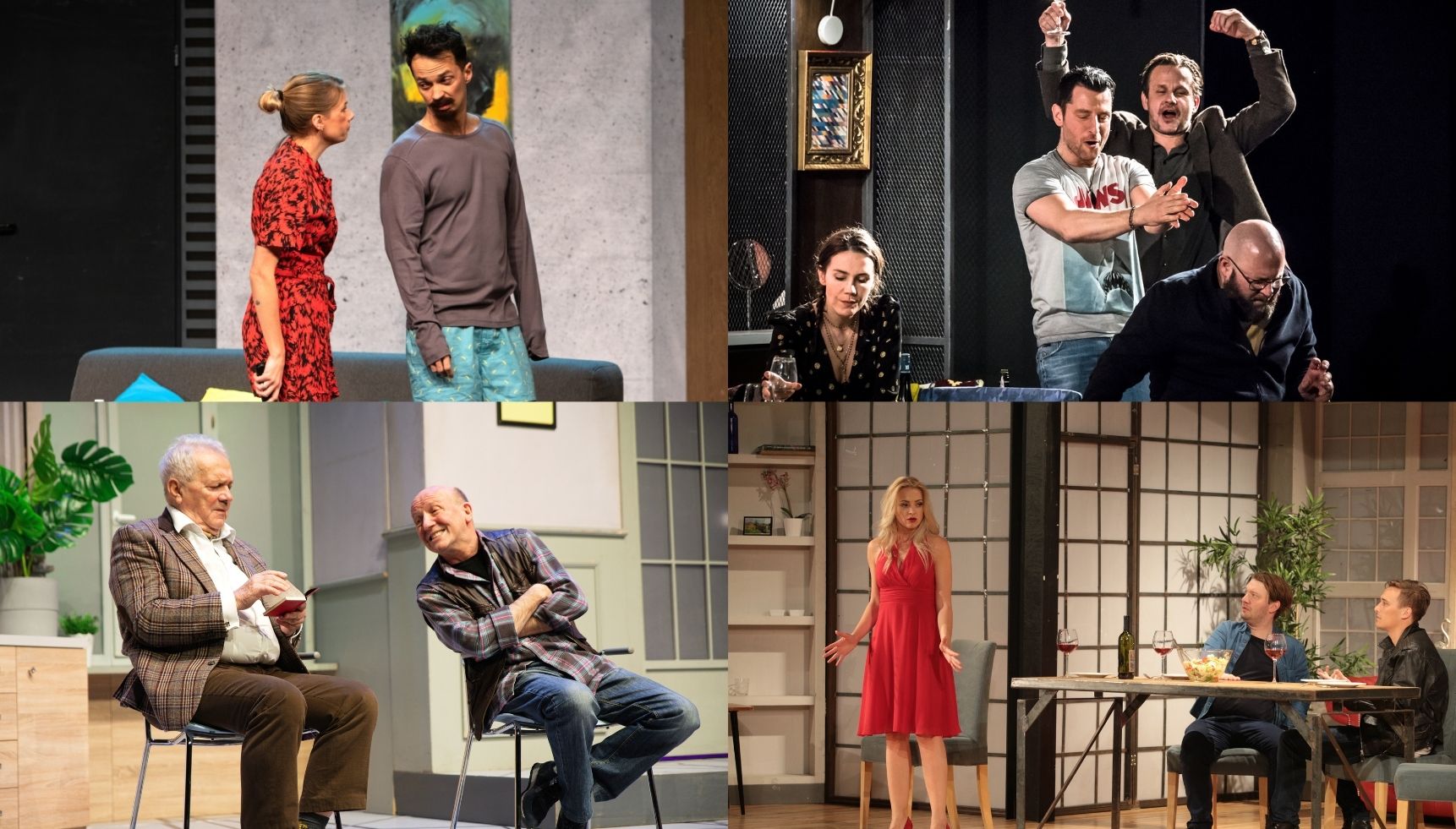 Najlepsze komedie w teatrze. W rolach głównych Mucha i Kurdej-Szatan